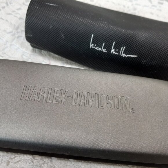 6 Eyeglass Cases + Kenneth Cole Sunglasses Lisa Loeb Harley Davidson Ellen Tracy - Picture 5 of 16